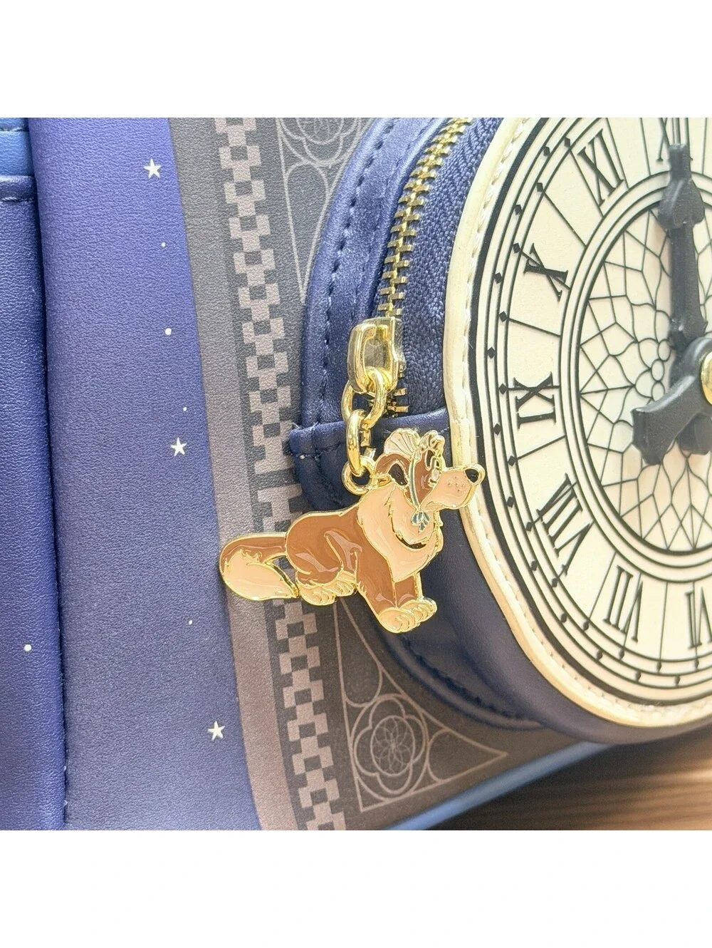 Loungefly Blue Peter Pan Big Ben Clock Mini Backpack